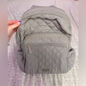 Womens grey vera bradley backpack